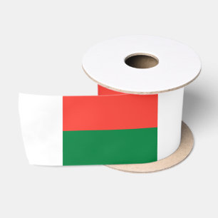 Ruban En Satin Drapeau de Madagascar
