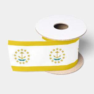 Ruban En Satin Drapeau de Rhode Island
