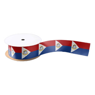 Ruban En Satin Drapeau de Saint-Martin