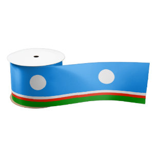 Ruban En Satin Drapeau de Sakha