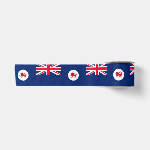 Ruban En Satin Drapeau de Tasmanie (Tasmanie) (État australien)