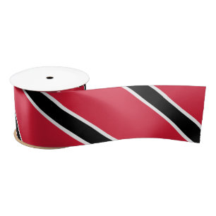 Ruban En Satin Drapeau de Trinité-et-Tobago