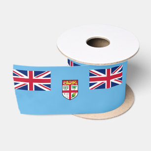 Ruban En Satin Drapeau des Fidji