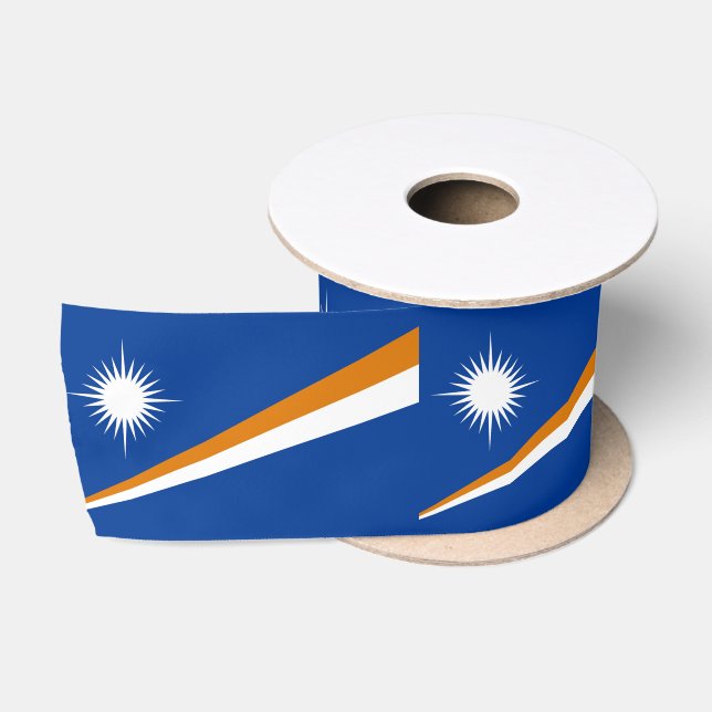 Ruban En Satin Drapeau des Îles Marshall (Bobine)