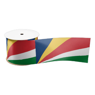 Ruban En Satin Drapeau des Seychelles