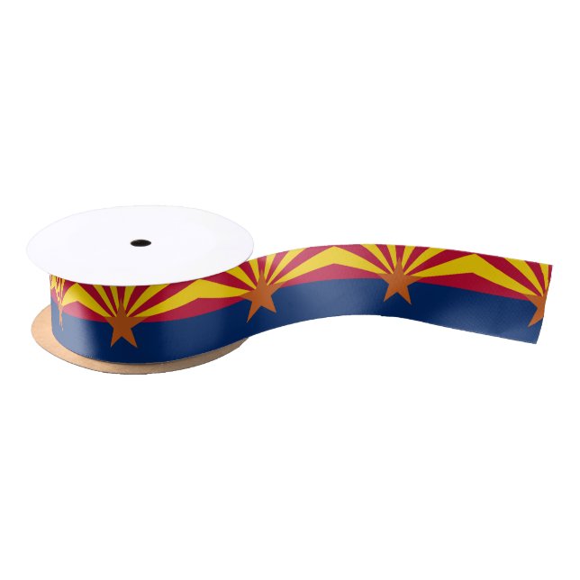 Ruban En Satin Drapeau d'État de l'Arizona (Bobine)