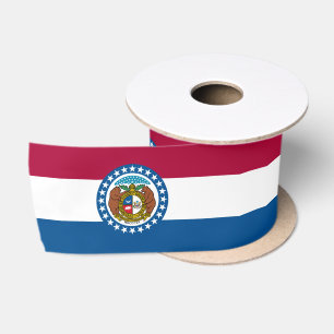 Ruban En Satin Drapeau d'État du Missouri