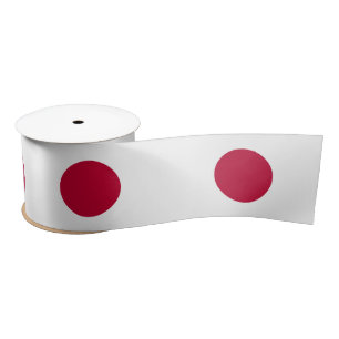 Ruban En Satin Drapeau du Japon