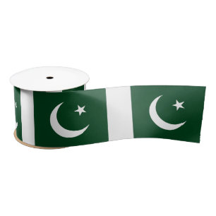Ruban En Satin Drapeau du Pakistan