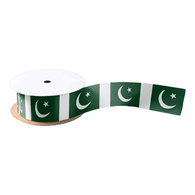 Ruban En Satin Drapeau du Pakistan (Bobine)