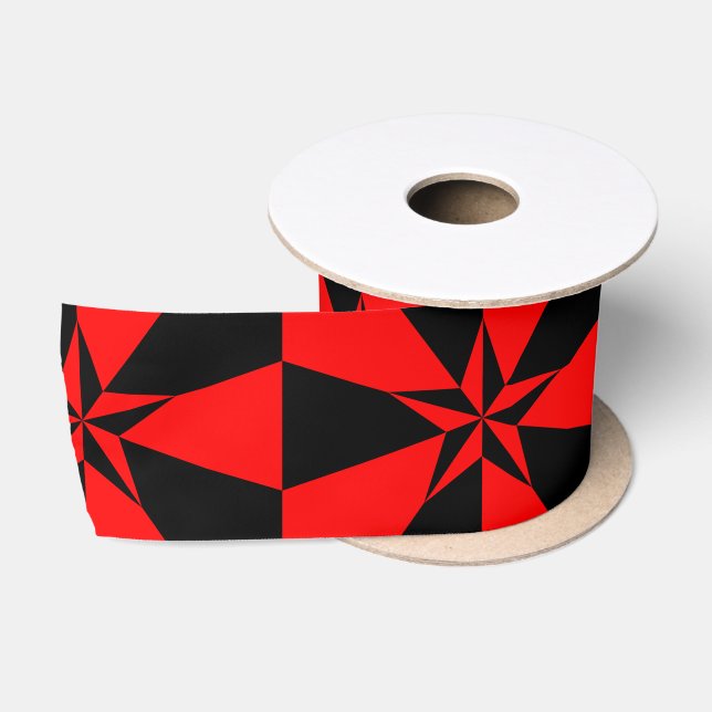 Ruban En Satin Drapeau du socialisme libertaire (Bobine)