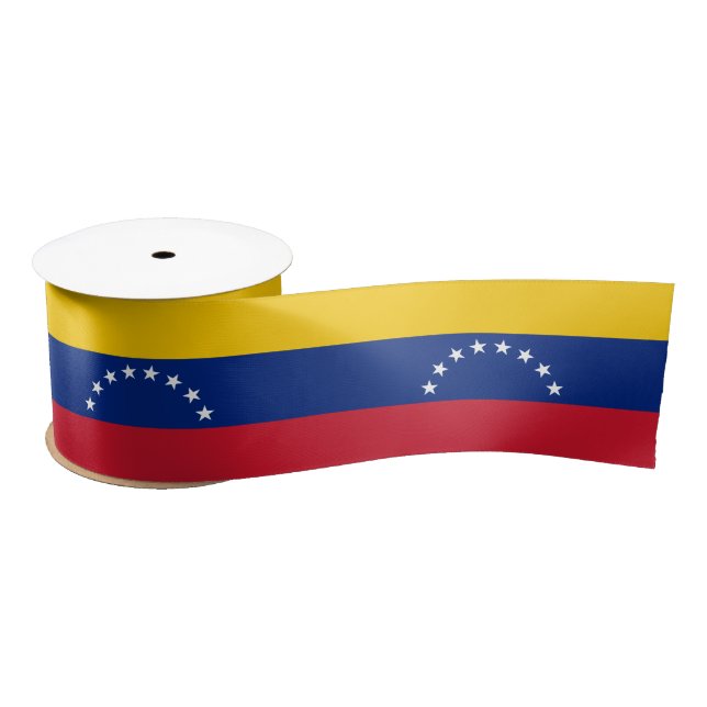 Ruban En Satin Drapeau du Venezuela (Bobine)