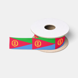 Ruban En Satin Drapeau Érythrée