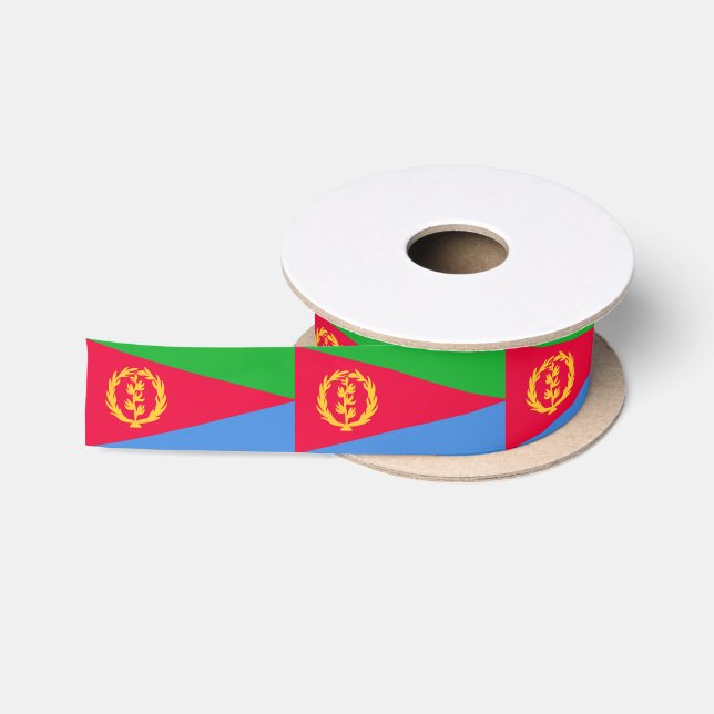 Ruban En Satin Drapeau Érythrée (Bobine)