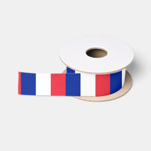 Ruban En Satin Drapeau français