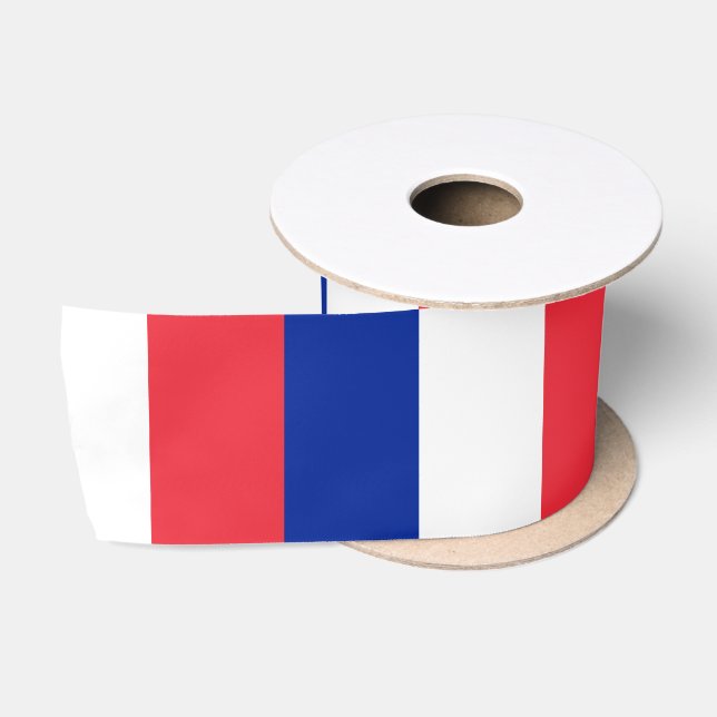 Ruban En Satin Drapeau français (France) (Bobine)