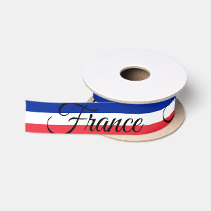 Ruban En Satin Drapeau français & voyage en France, vacances / sp