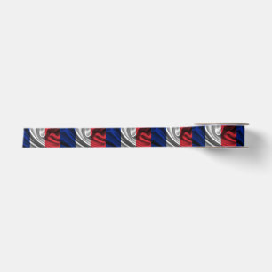 Ruban En Satin Drapeau France