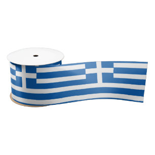 Ruban En Satin Drapeau grec