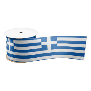 Ruban En Satin Drapeau grec