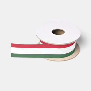 Ruban En Satin Drapeau Hongrie