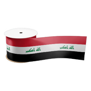 Ruban En Satin Drapeau Iraq