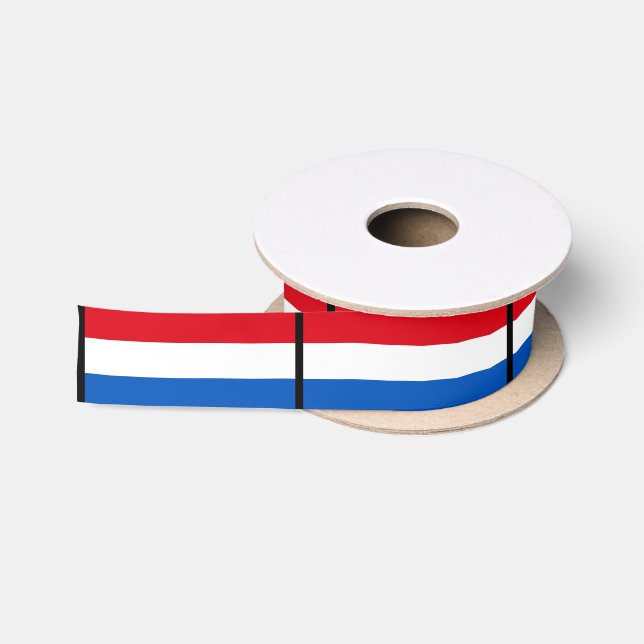 Ruban En Satin Drapeau néerlandais de la Hollande (Bobine)