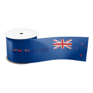 Ruban En Satin Drapeau néo-zélandais