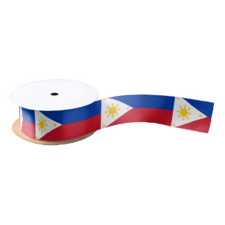 Ruban En Satin Drapeau philippin des Philippines