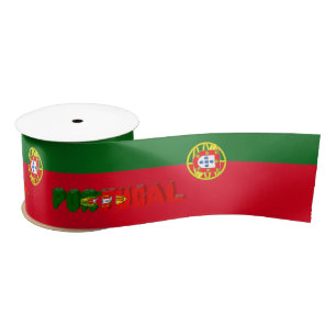 Ruban En Satin Drapeau portugais
