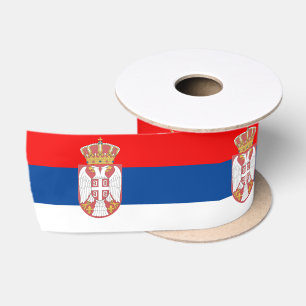 Ruban En Satin Drapeau serbe
