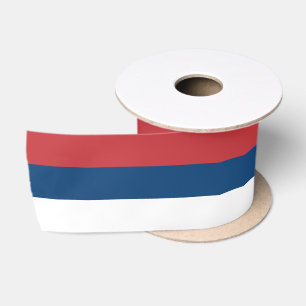 Ruban En Satin Drapeau serbe couleurs ruban, Tricolor, Serbie
