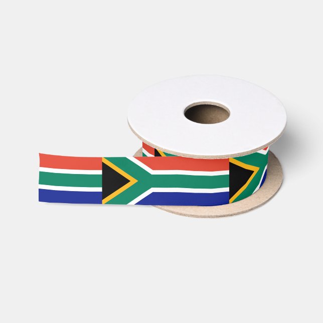Ruban En Satin Drapeau sud-africain (Bobine)