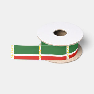 Ruban En Satin Drapeau tchétchène