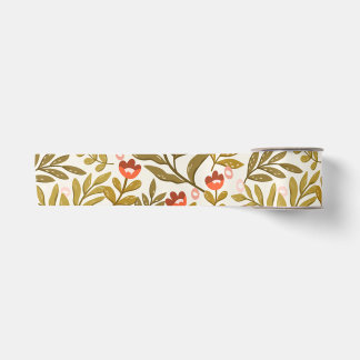 Ruban En Satin Elégant aquarelle motif floral