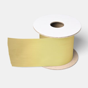 Ruban En Satin Élégant Ombre Shine Gold Foil élégant