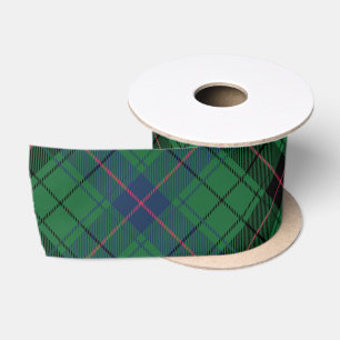 Ruban En Satin Elégant Plaid Clan Davidson Festive Rustique Tarta