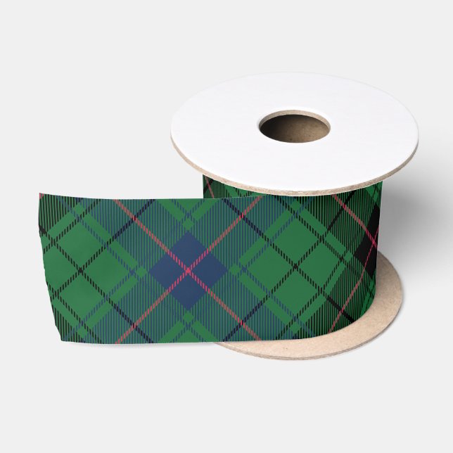 Ruban En Satin Elégant Plaid Clan Davidson Festive Rustique Tarta (Bobine)