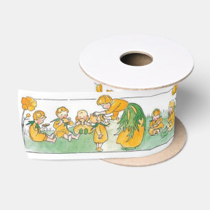 Ruban En Satin Elsa Beskow Fleur Whimsical Mère et enfants