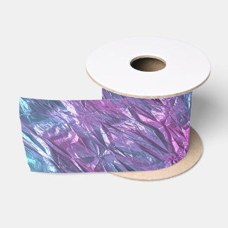 Ruban En Satin emballage de bonbon - bleu/violet :
