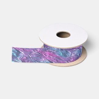 Ruban En Satin emballage de bonbon - bleu/violet :