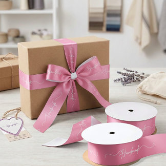 Ruban En Satin Emballage Satin Pour Petite Entreprise Fabriqué Av
