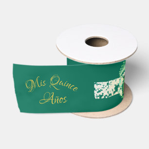 Ruban En Satin Emerald Green Quinceanera Vintage Boho espagnol