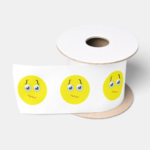 Ruban En Satin Emoji perplexe