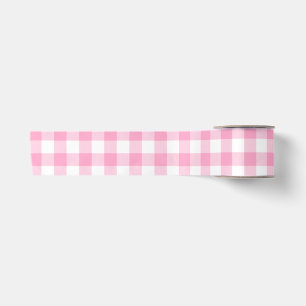 Ruban En Satin En vichy rose