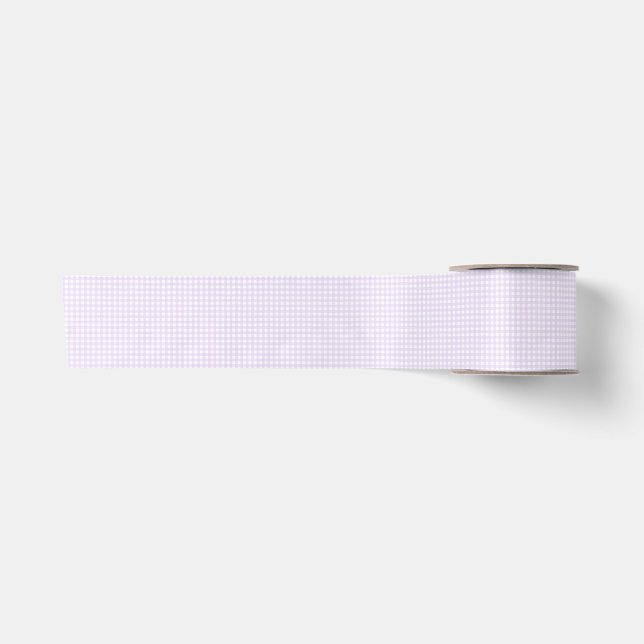 Ruban En Satin En vichy violet F & L (Devant)