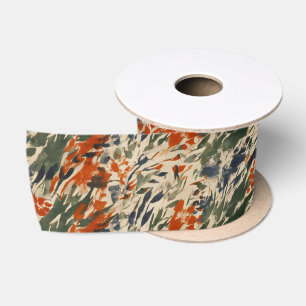 Ruban En Satin Enveloppement cadeau des Fleurs sauvages d'automne