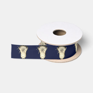 Ruban En Satin Équipe de croix Marine Bleu Satin ruban