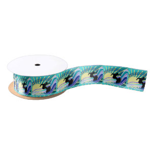 Ruban En Satin Été Surf Fun Thunder_Cove