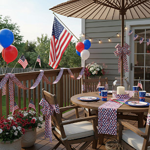 Ruban En Satin Étoiles et bandes 